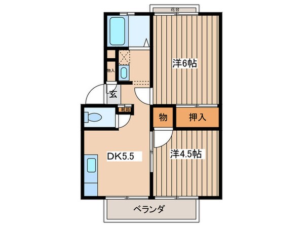 ア－バン三ツ境の物件間取画像